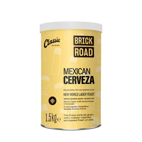 Brick Road Mexican Cervesa (mid/low options) 1.5Kg UBREW4U